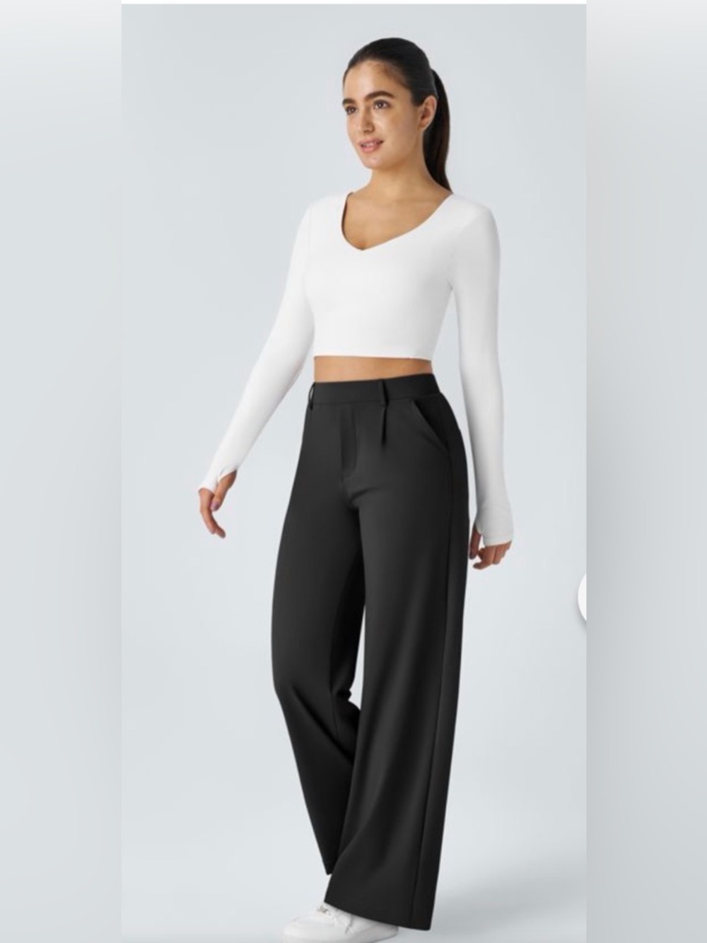 Halara Flex™ DayStretch High Waisted Pocket Straight Leg Work Pants